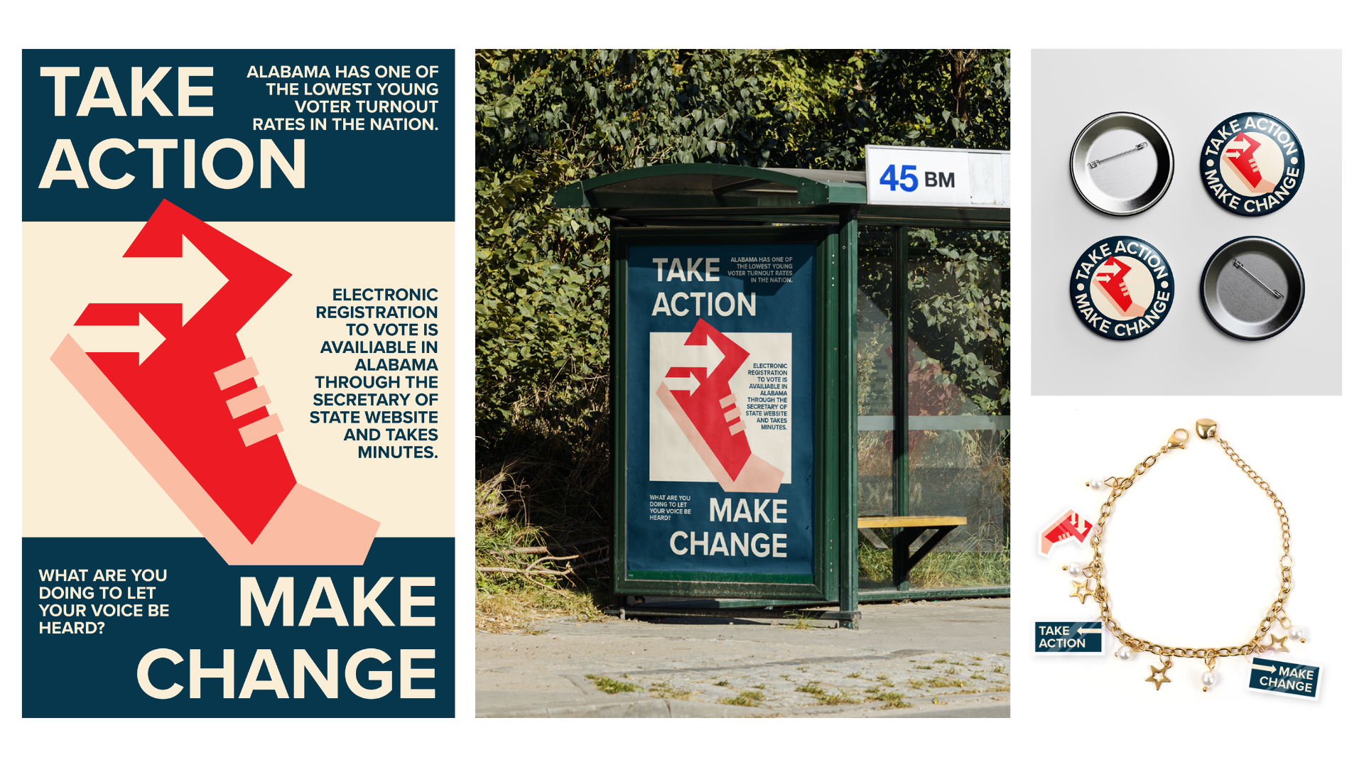 Shape the Future: A Typographic Campaign for Voter Participation ...